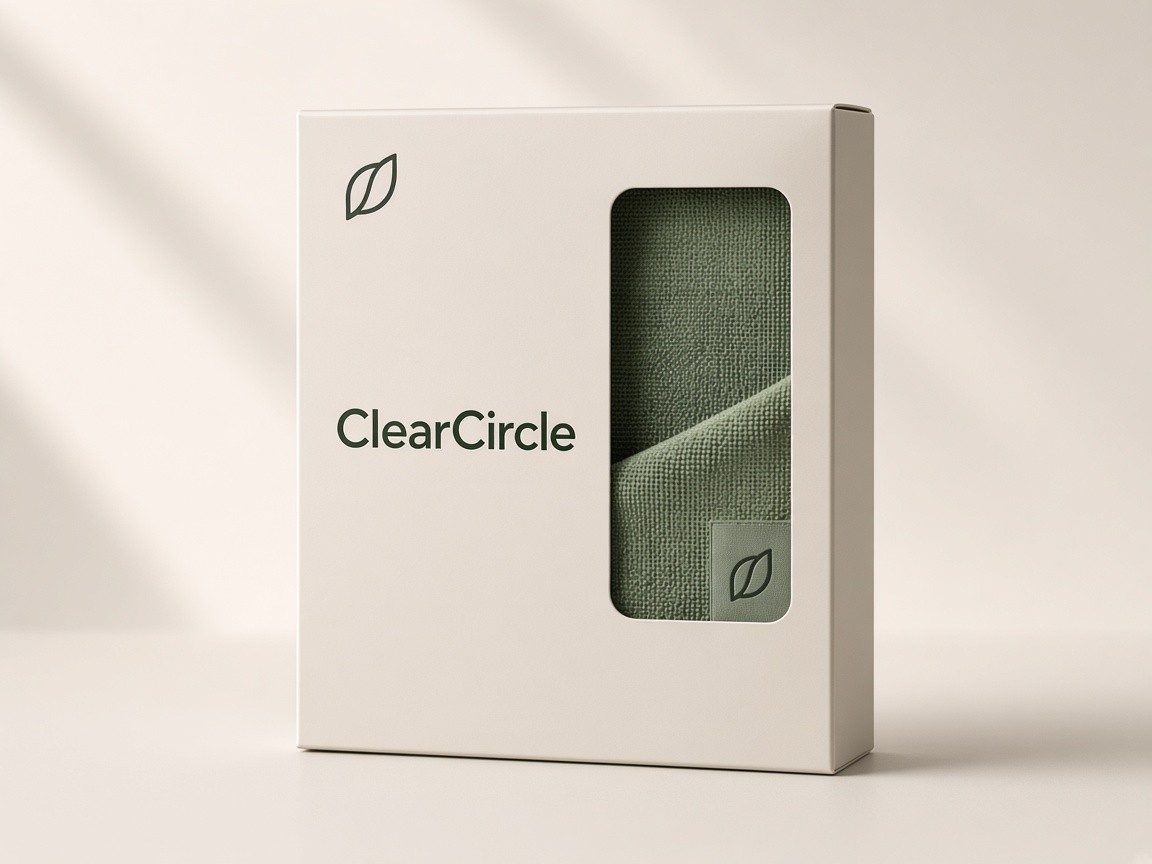 ClearCircle microfiber packaging